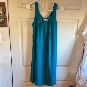Banana republic Elegant Teal Sleeveless Dress